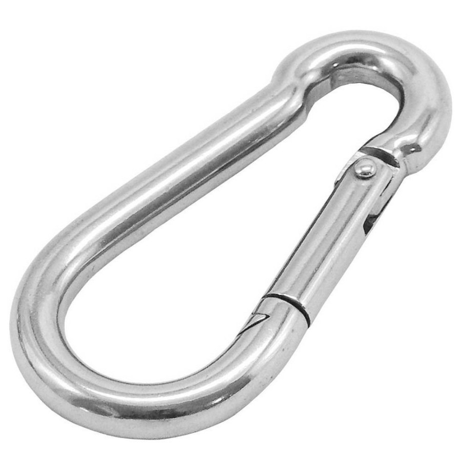 Sport Vehicles & Boating * | Shoreline Marine Stainless Steel Safety Spring Hook, 3 5/16 In, 52153