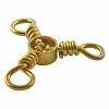 Fishing Gear * | South Bend Brass 3-Way Swivels, Size 7, 202895