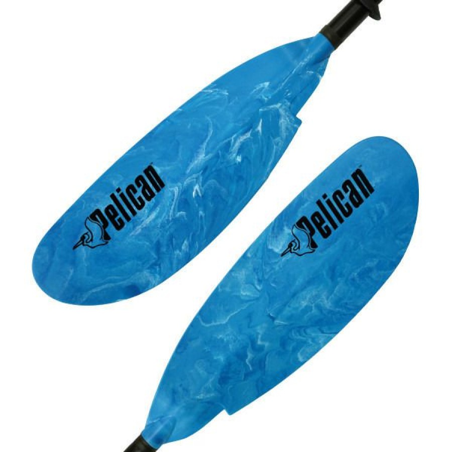 Sport Vehicles & Boating * | Pelican Poseidon Kayak Paddle 230 Cm, Electric Blue, Ps1134