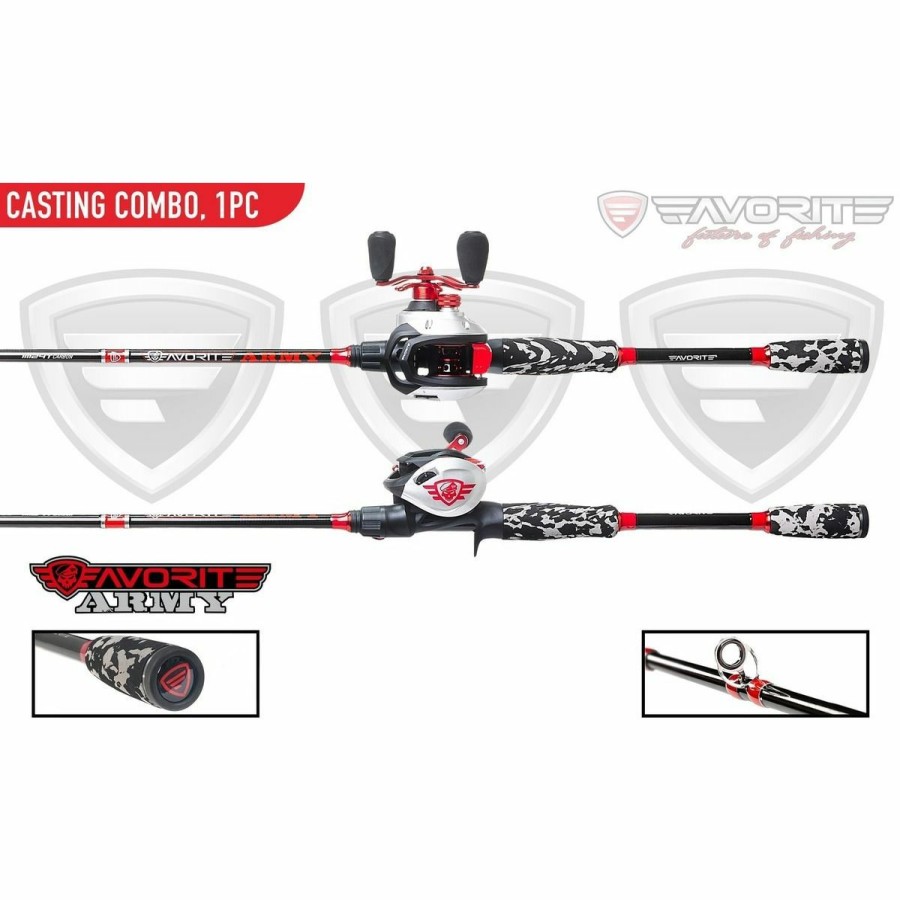 Fishing Gear * | Favorite Fishing Favorite Combo Army C7 0", 1-Piece, Mh Lh, Fvarmc701Mh10L