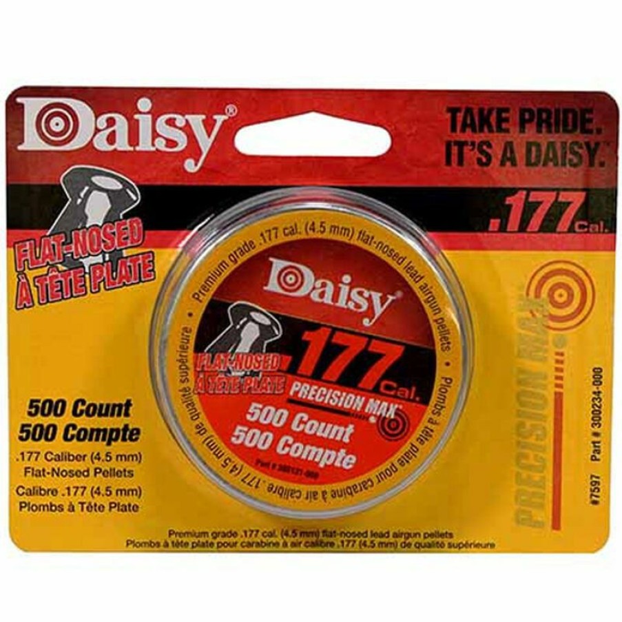 Bb & Air Guns & Accessories * | Daisy .177 Caliber Flat Pellet, 500-Count, 987597-406