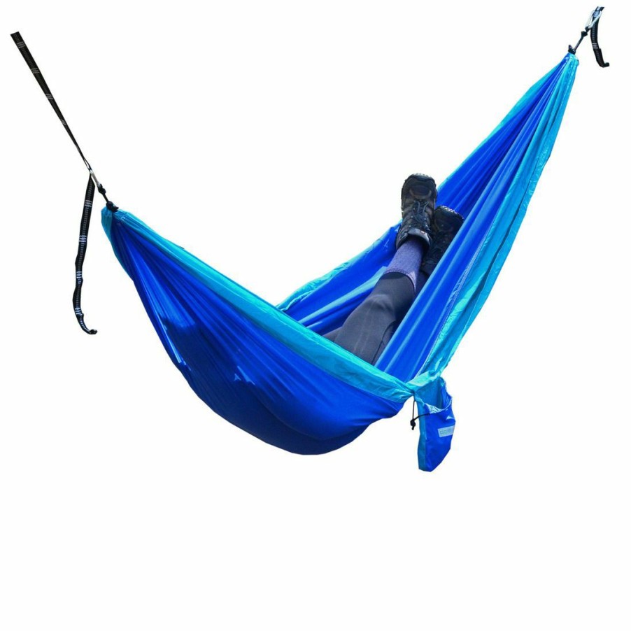 Camping & Outdoor Gear * | Go2 Traveler 2-Person Nylon Camping Hammock With Hanging Straps, 2928Lbb