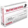 Gun Supplies, Storage & Ammunition * | Winchester 223 Rem 55 Grain Full Metal Jacket Ammo, 20-Round, Usa223R1