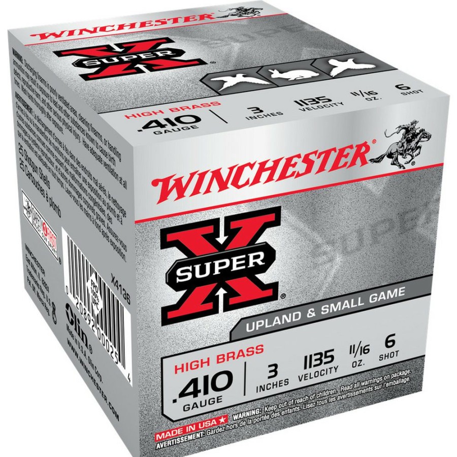 Gun Supplies, Storage & Ammunition * | Winchester .410 Gauge High Brass Ammo, 25-Round, X4136