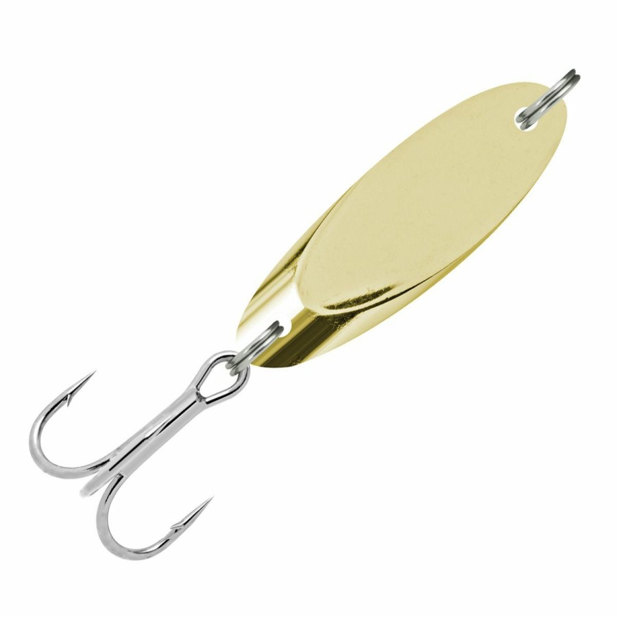 Fishing Gear * | South Bend Kast-A-Way Spoon, 3/8 Oz, Gold, 326983