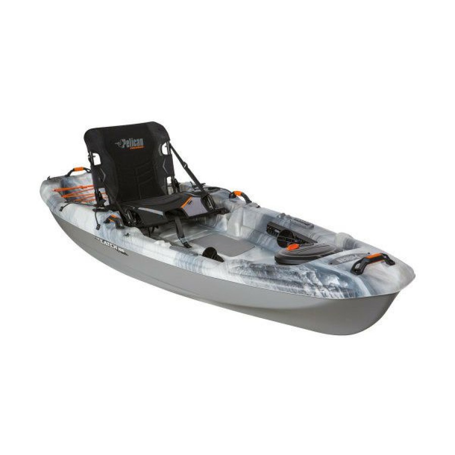 Sport Vehicles & Boating * | Pelican The Catch 100 Fishing Kayak, Granite, Krp10P108