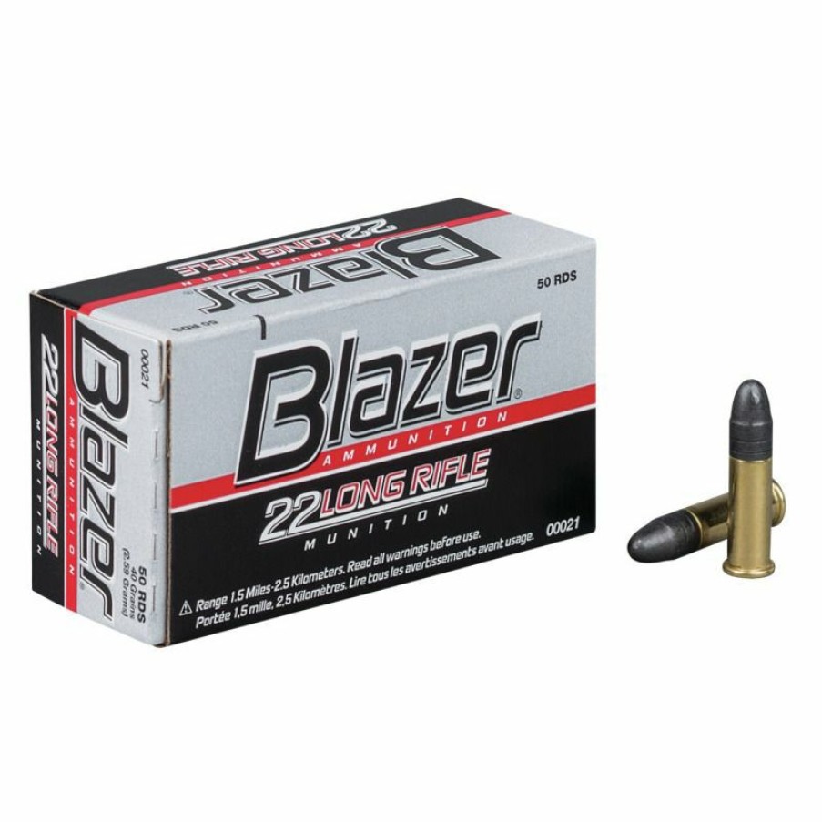 Gun Supplies, Storage & Ammunition * | Blazer 22 Long Rifle Ammunition, 50-Count, 21