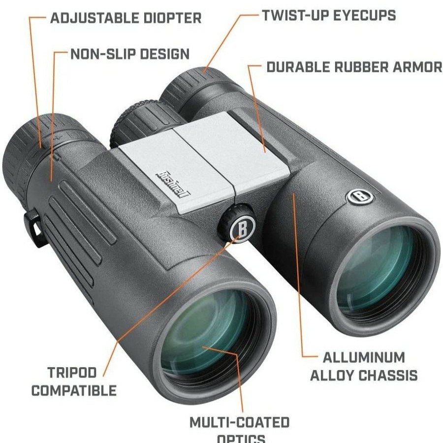 Hunting Gear * | Bushnell Powerview 2 Binoculars, 10 X 42Mm, Pwv1042