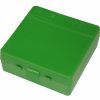 Gun Supplies, Storage & Ammunition * | Mtm Case-Gard Ammo Box 100 Round Flip-Top 41 44 45 Lc, Green, P-100-44-10