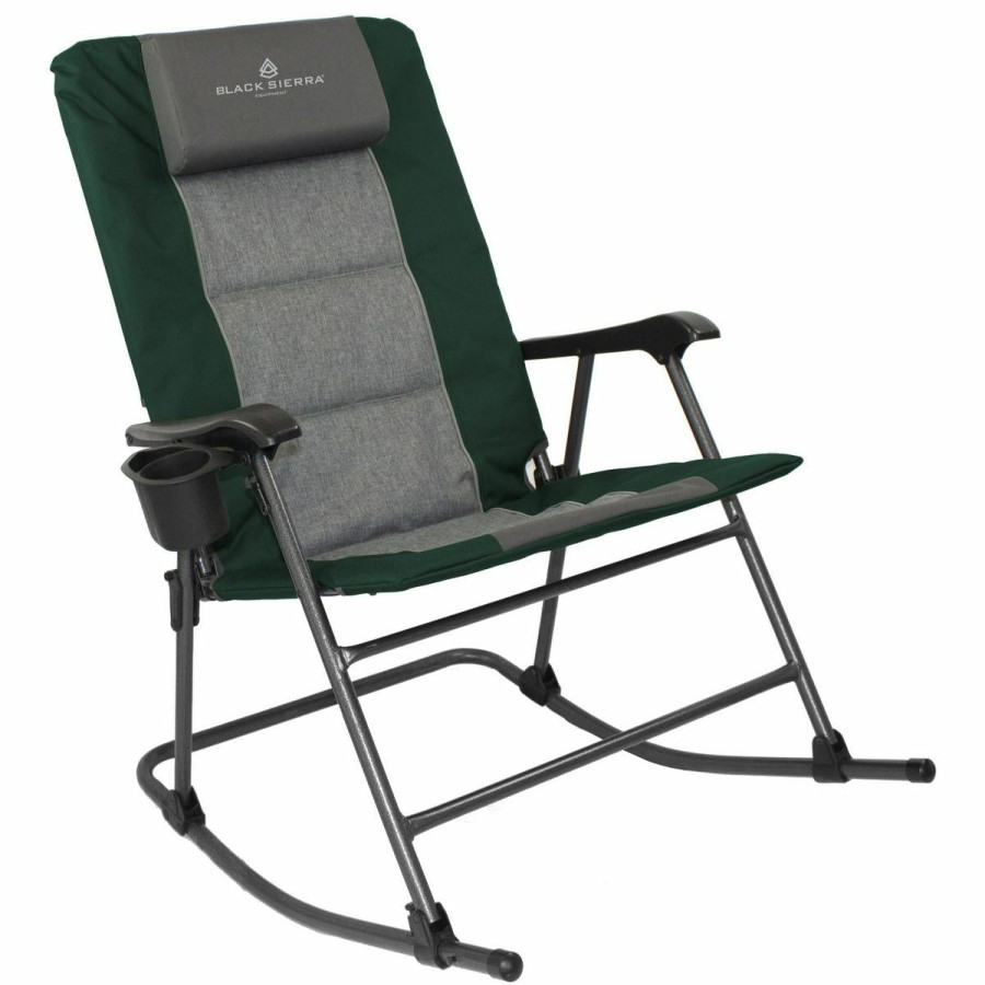 Camping & Outdoor Gear * | Black Sierra Equipment Leanback Xl Padded Rocker, Rkch-003-Gr