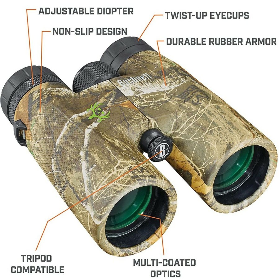 Hunting Gear * | Bushnell Bonecollector Powerview Binoculars, 10 X 42Mm, 141042Rb