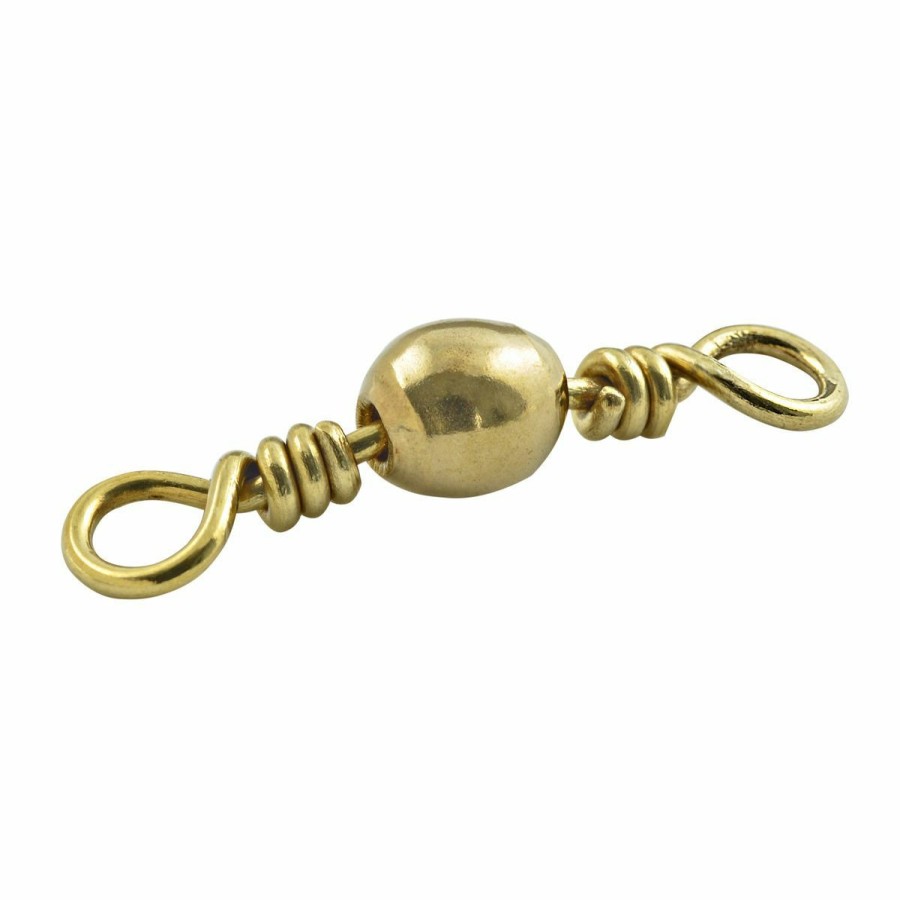 Fishing Gear * | South Bend Brass Barrel Swivel, Size 10, 141150