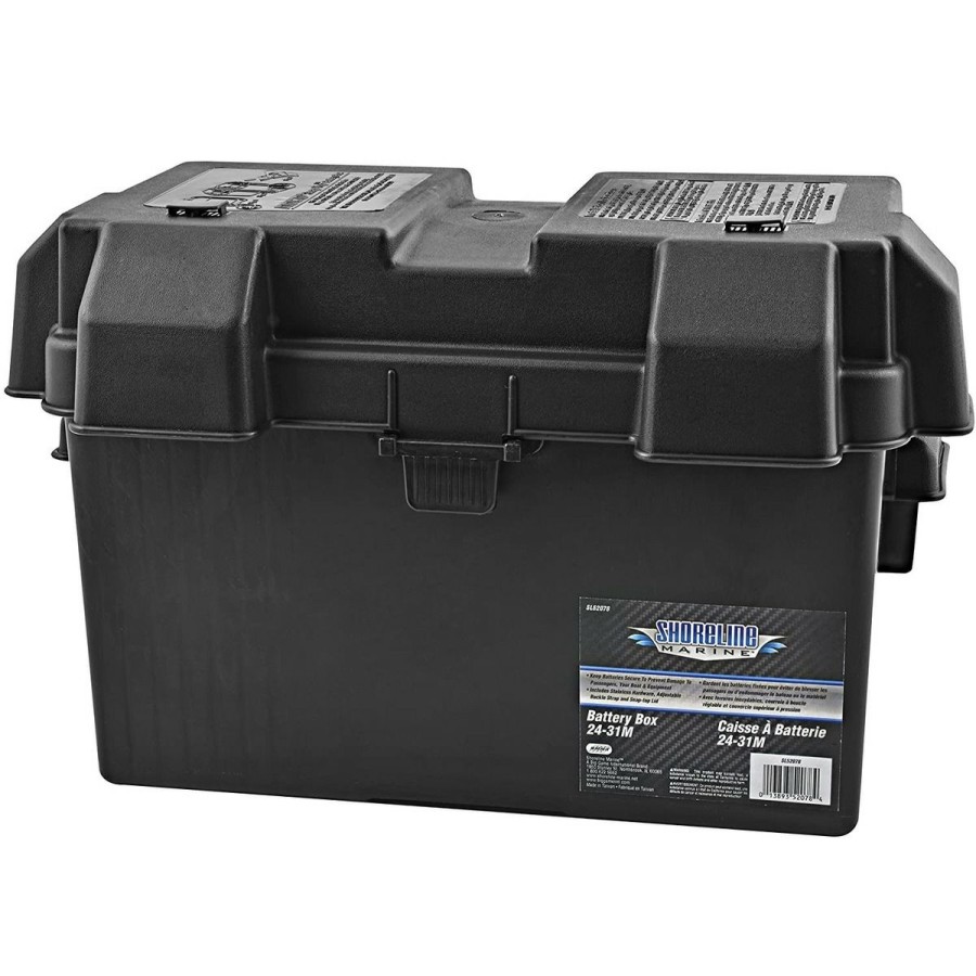 Sport Vehicles & Boating * | Shoreline Marine Battery Box With Strap, 52078