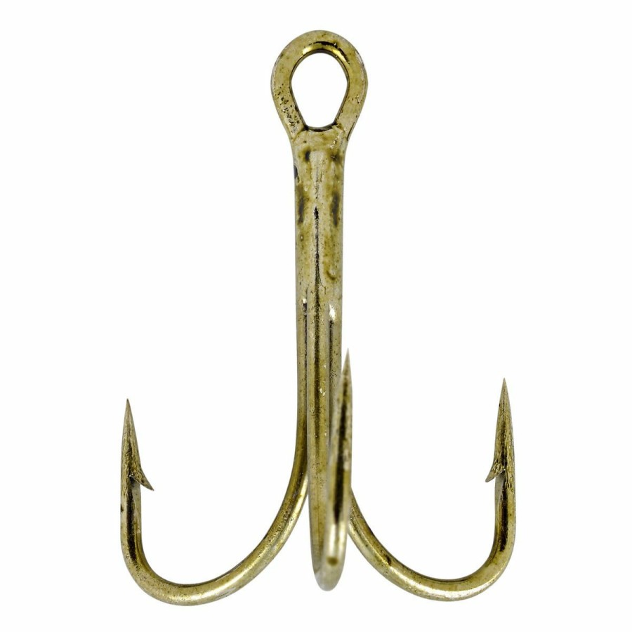 Fishing Gear * | South Bend Bronze Treble Hook, Size 12, 4-Pack, 166355