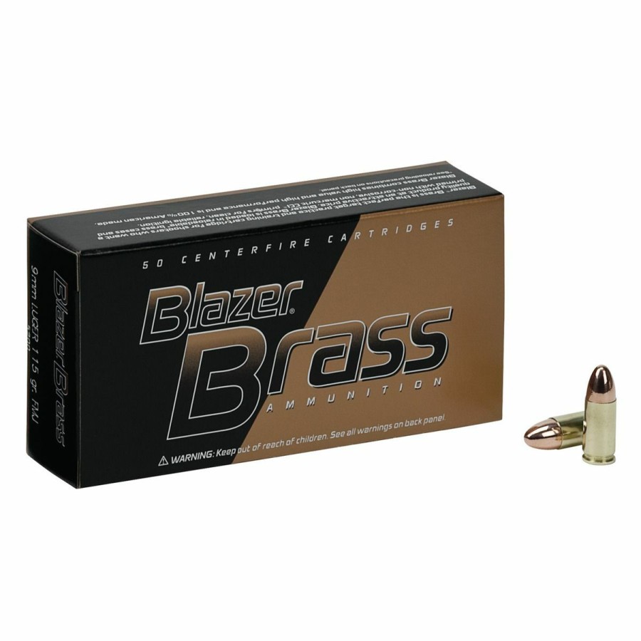 Gun Supplies, Storage & Ammunition * | Blazer 9Mm Luger Full Metal Jacket, 5200