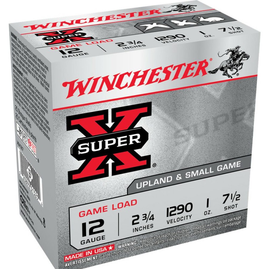 Gun Supplies, Storage & Ammunition * | Winchester 12 Gauge Game Load Ammo, 25-Round, Xu127