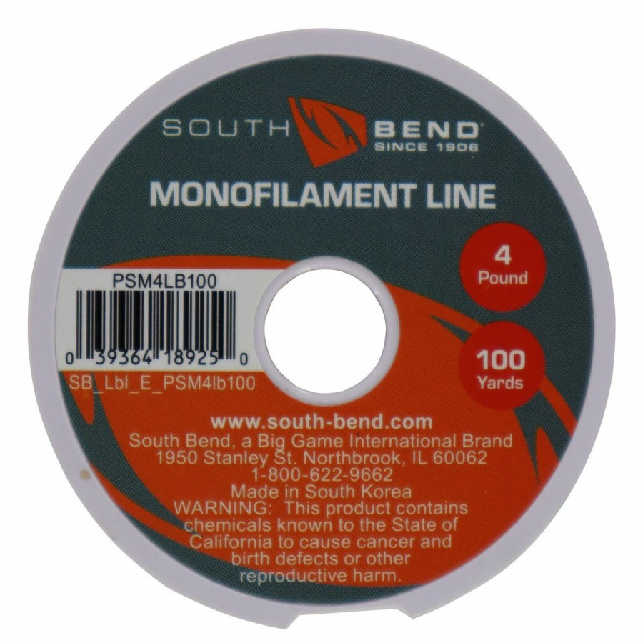 Fishing Gear * | South Bend Pony Spool Fishing Line, Assorted Sizes, 60Ponysmono