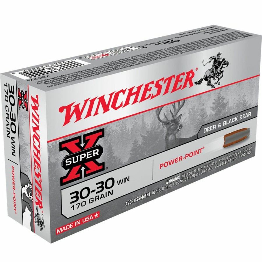 Gun Supplies, Storage & Ammunition * | Winchester 30-30 Win 170 Grain Power-Point Ammo, 20-Round, X30303