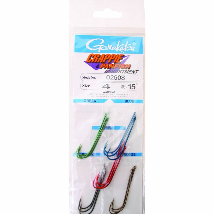 Fishing Gear * | Gamakatsu Crappie Hook, Size 4, Pack 15, 2608