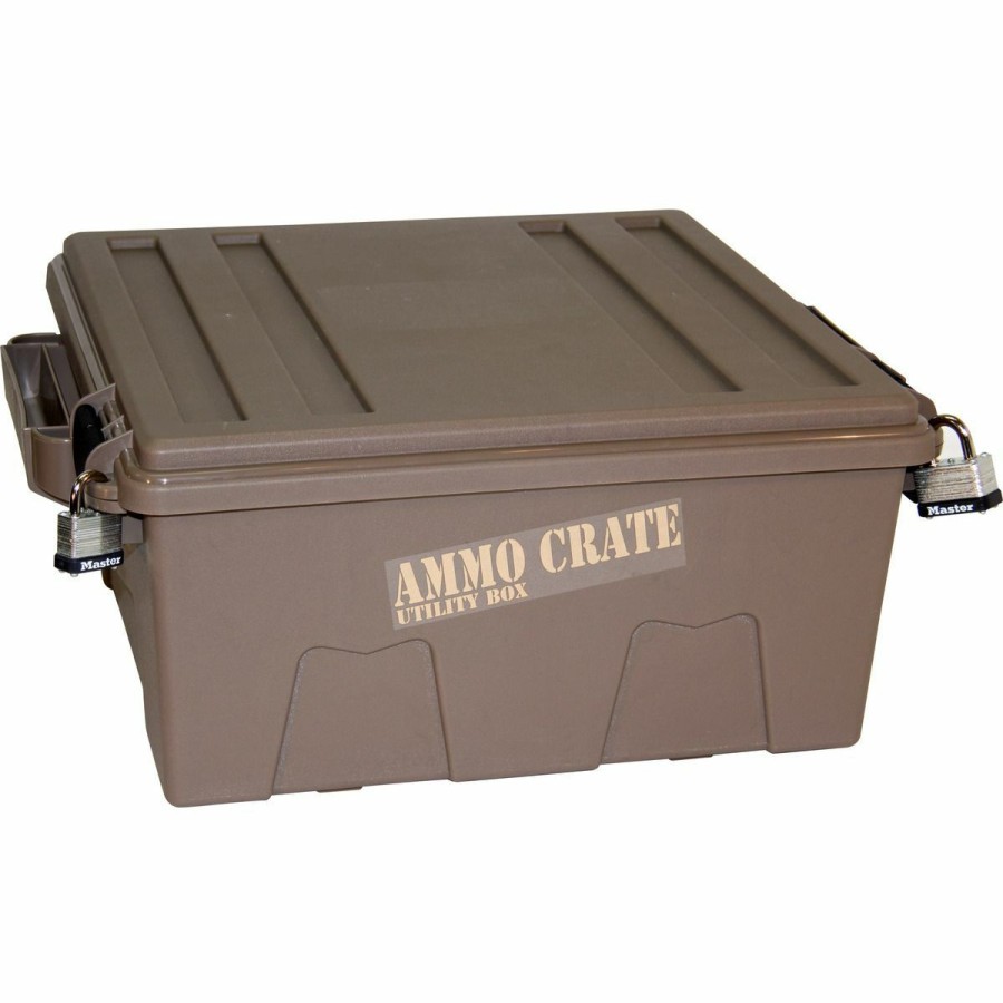 Gun Supplies, Storage & Ammunition * | Mtm Case-Gard Ammo Crate Utility Box 1370, Dark Earth, Acr8-72