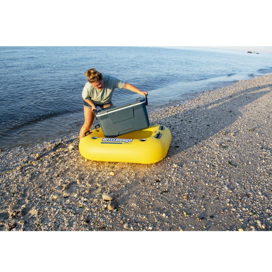 Sport Vehicles & Boating * | Solstice Cooler Raft, Yellow / Blue, 17075St