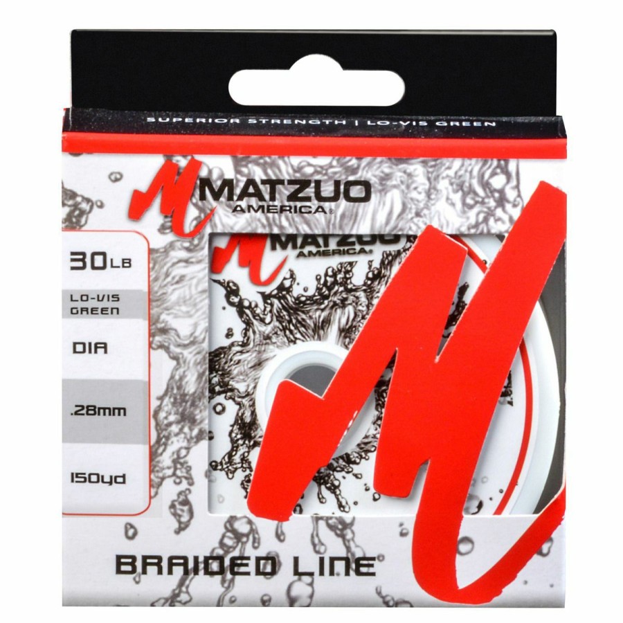 Fishing Gear * | Matzuo Braided Line, 30 Lb, Mz-Bl-30