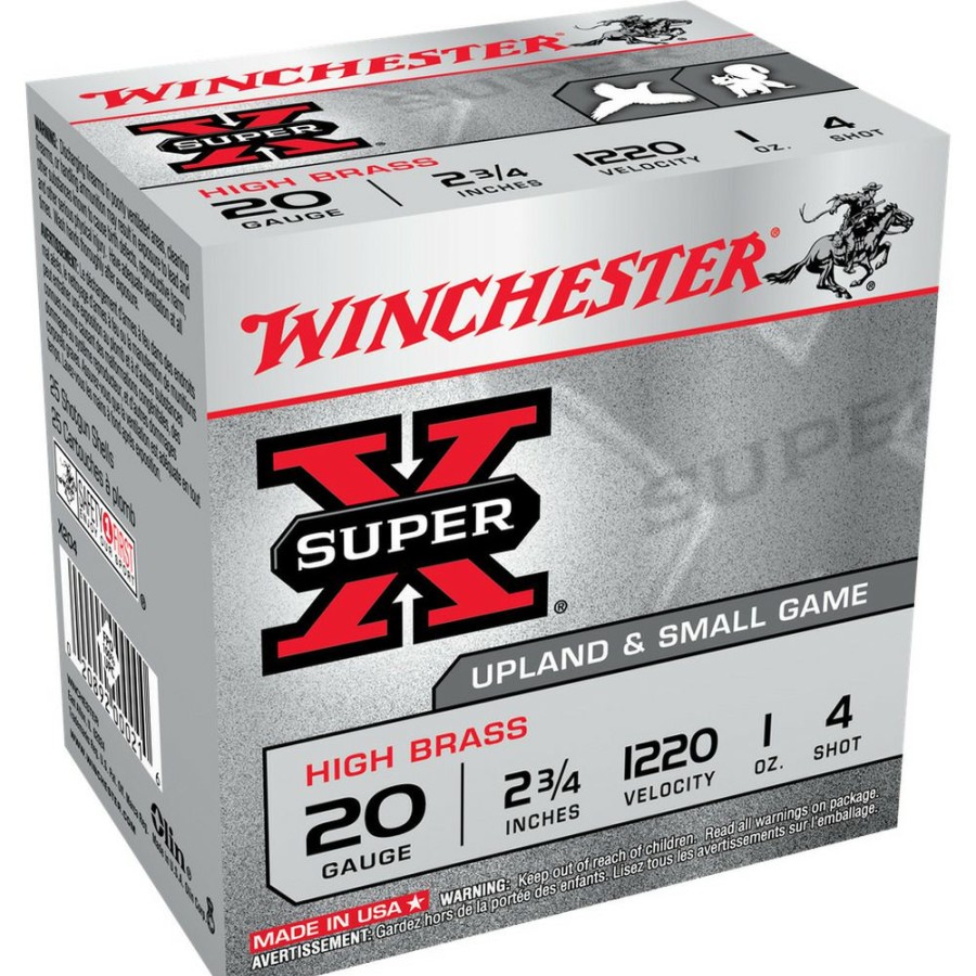 Gun Supplies, Storage & Ammunition * | Winchester 20 Gauge High Brass Ammo, 25-Round, X204