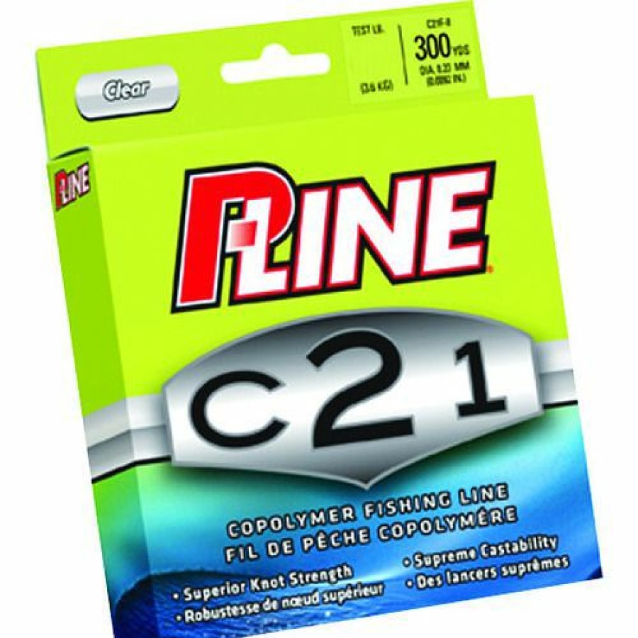 Fishing Gear * | P-Line C21 Copolymer Fishing Line, Clear, C21F-6