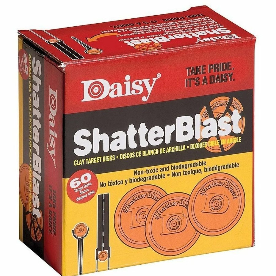 Bb & Air Guns & Accessories * | Daisy Shatterblast Targets, 60-Count, 990873-406