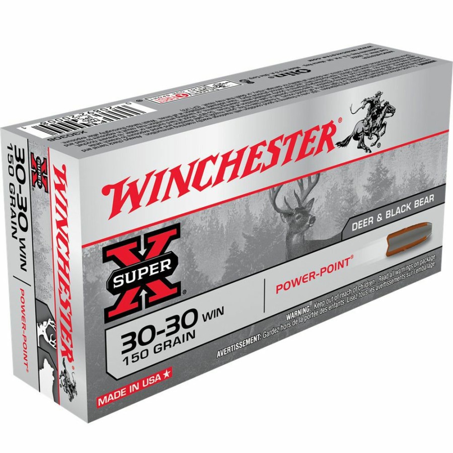 Gun Supplies, Storage & Ammunition * | Winchester 30-30 Win 150 Grain Power-Point Ammo, 20-Round, X30306