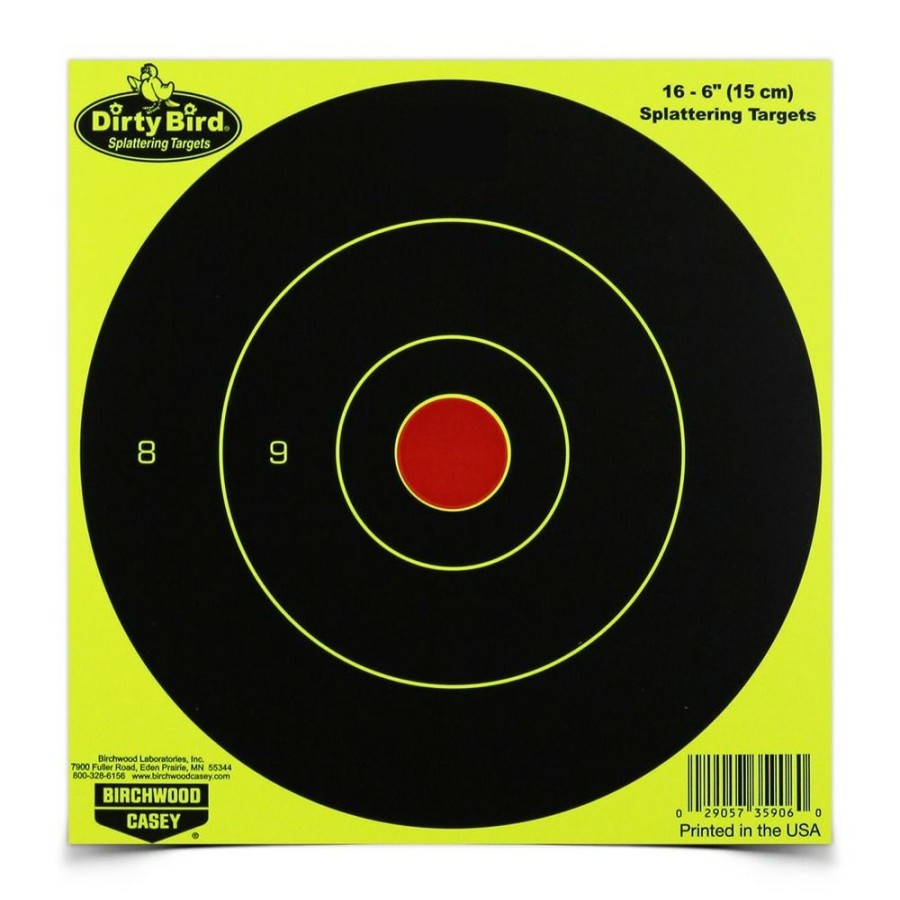 Hunting Gear * | Birchwood Casey Dirtybird Yellow 6 Round 16-Pack, Bc-35906