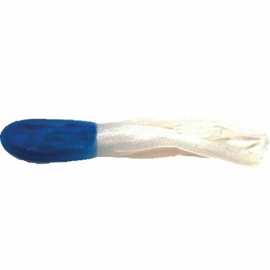 Fishing Gear * | Big Bite Baits Crappie Tube, 1.5 In, Blue/Pearl, 10-Pack, 15Crtu12