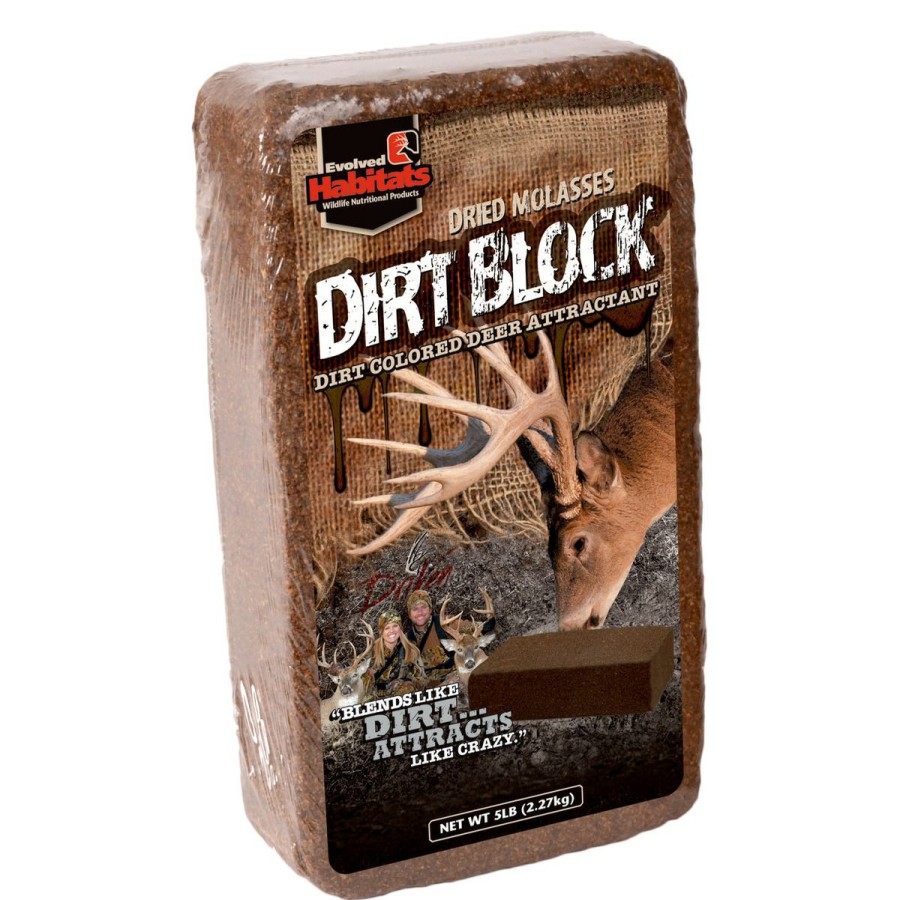 Hunting Gear * | Evolved Habitat Dirt Block Deer Attractant, Evo20717