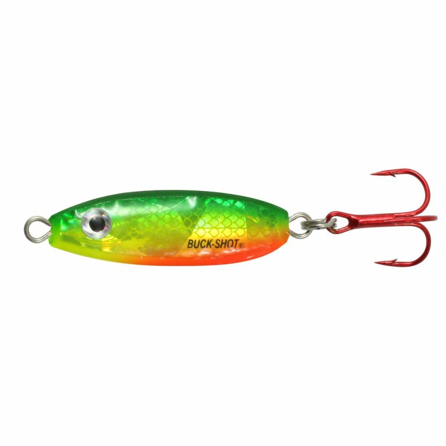 Fishing Gear * | Northland Buckshot Spoon 1/16, Glow Firetiger, Brs222