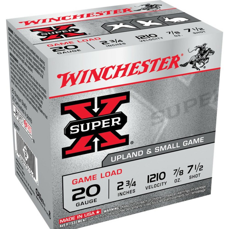 Gun Supplies, Storage & Ammunition * | Winchester 20 Gauge Game Load Ammo, 25-Round, Xu207