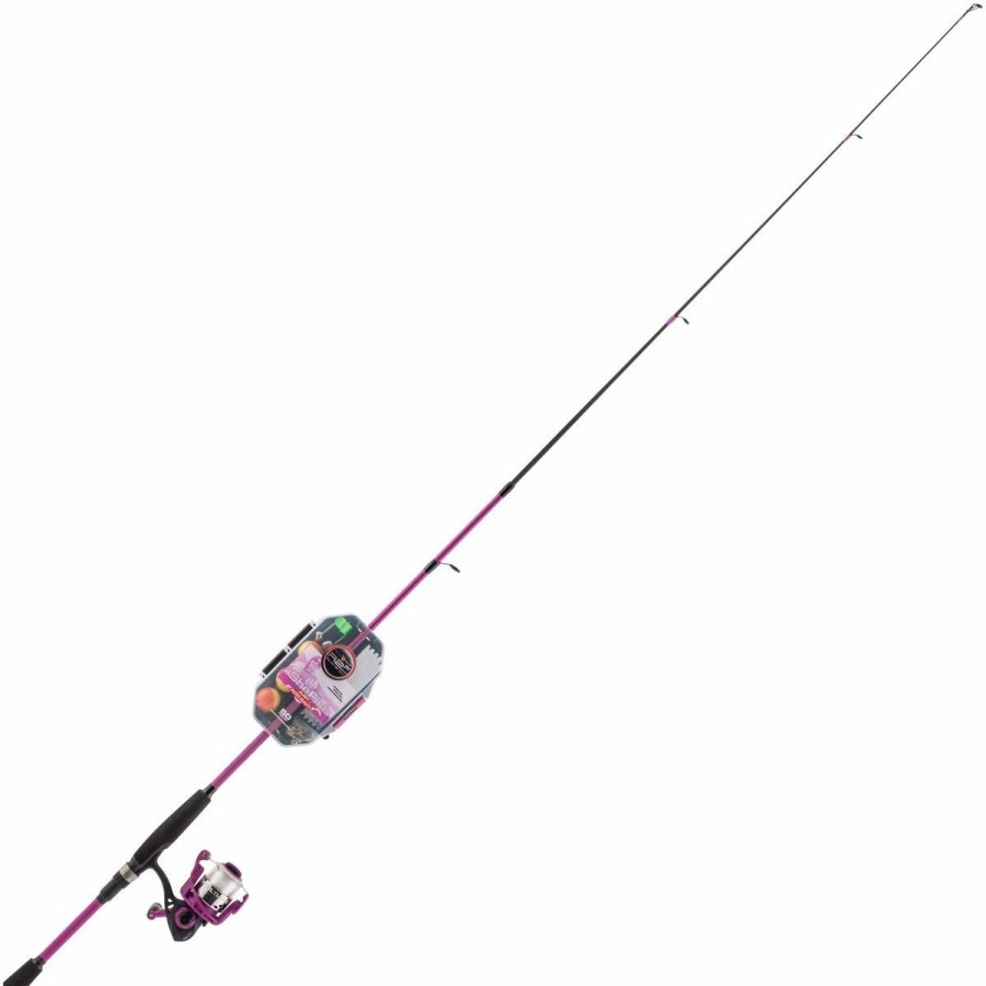 Fishing Gear * | Ready 2 Fish Just Add Bait Purple Spin Rod And Reel, R2F4-Jabp-S