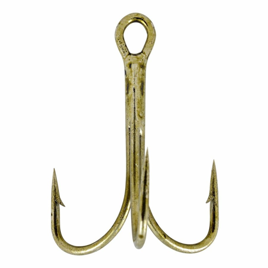 Fishing Gear * | South Bend Bronze Treble Hook, Size 4, 4-Pack, 167700