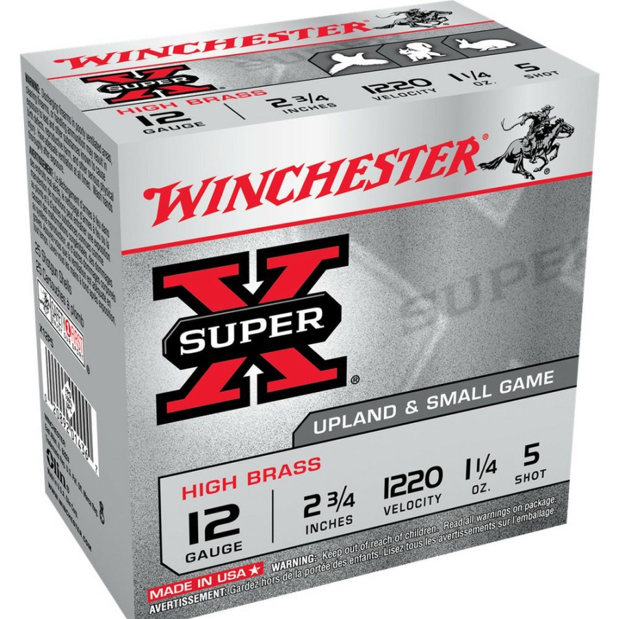 Gun Supplies, Storage & Ammunition * | Winchester 12 Gauge High Brass Ammo, 25-Round, X12P5