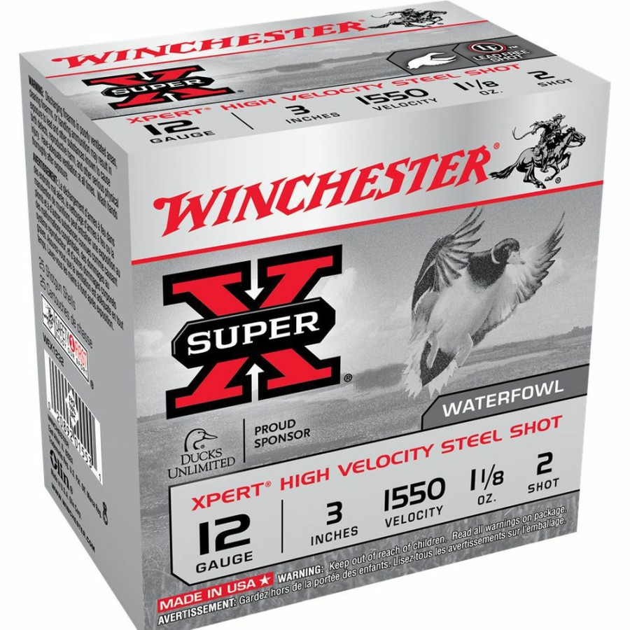 Gun Supplies, Storage & Ammunition * | Winchester 12 Gauge Xpert High Velocity Steel Shot Ammo, 25-Round, Wex1232