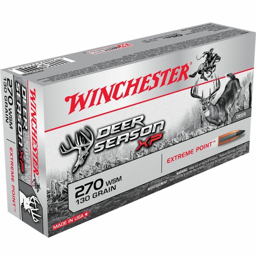 Gun Supplies, Storage & Ammunition * | Winchester 270 Wsm 130 Grain Extreme Point Ammo 20-Round, X270Sds