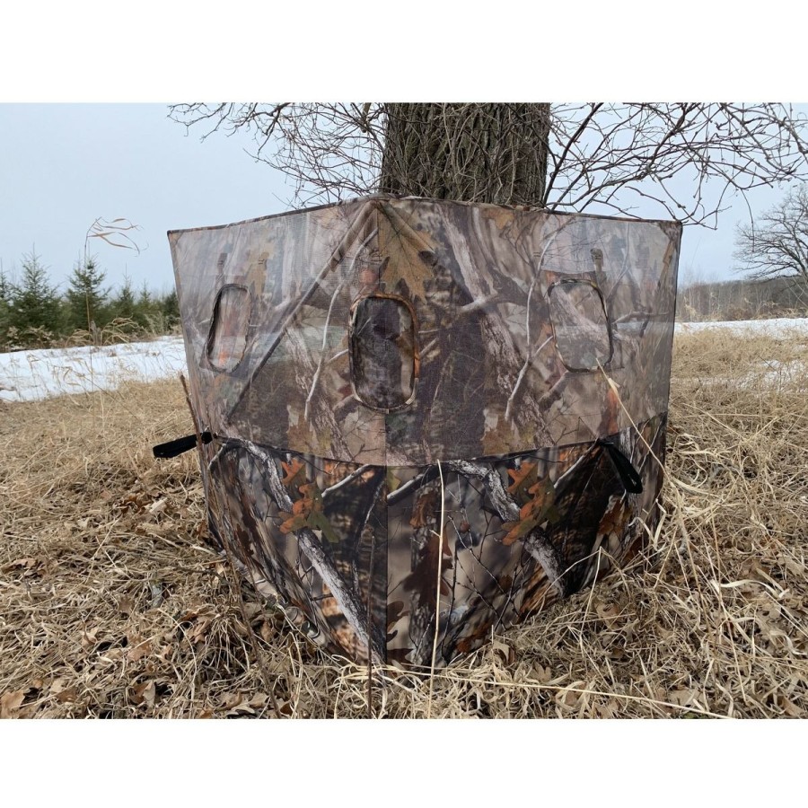 Hunting Gear * | Naturescape 2 Sided See Through Camo Hub Blind, Nehb-2St