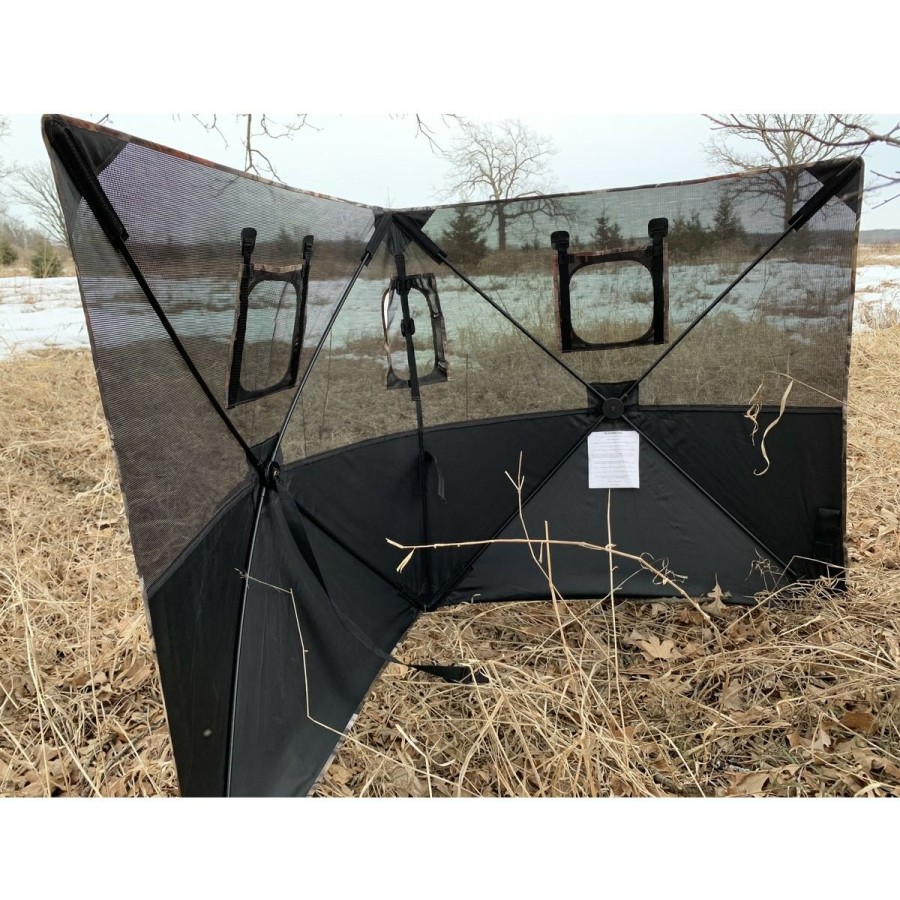 Hunting Gear * | Naturescape 2 Sided See Through Camo Hub Blind, Nehb-2St