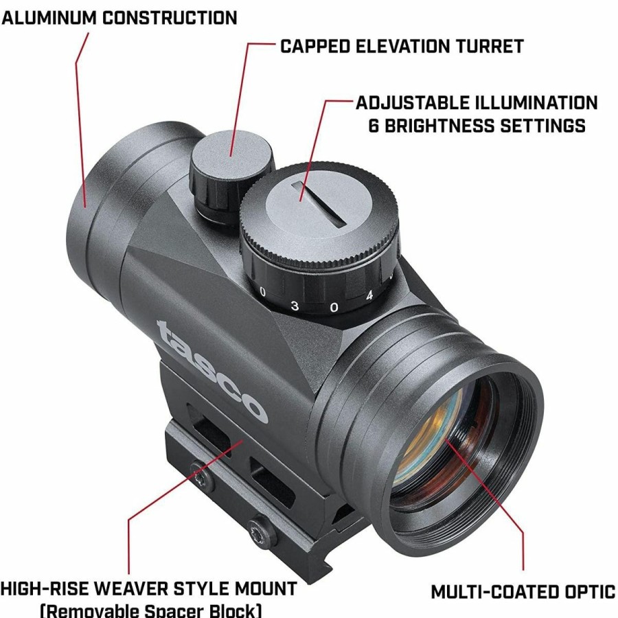 Gun Supplies, Storage & Ammunition * | Tasco Propoint Red Dot, 1 30, 3 Moa Dot, Trdpcc