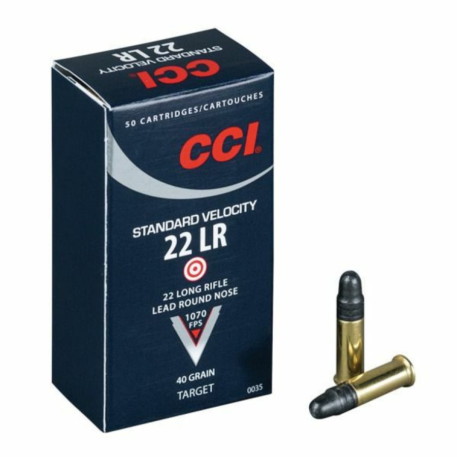 Gun Supplies, Storage & Ammunition * | Cci Standard Velocity 22 Long Rifle Ammunition, 50-Count, 35