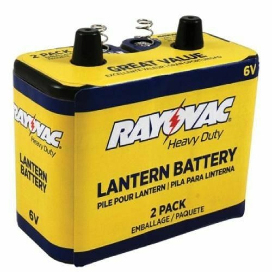 Camping & Outdoor Gear * | Rayovac Heavy Duty Lantern, Spring Terminals, 2-Pack, 944-2Rc, 6V