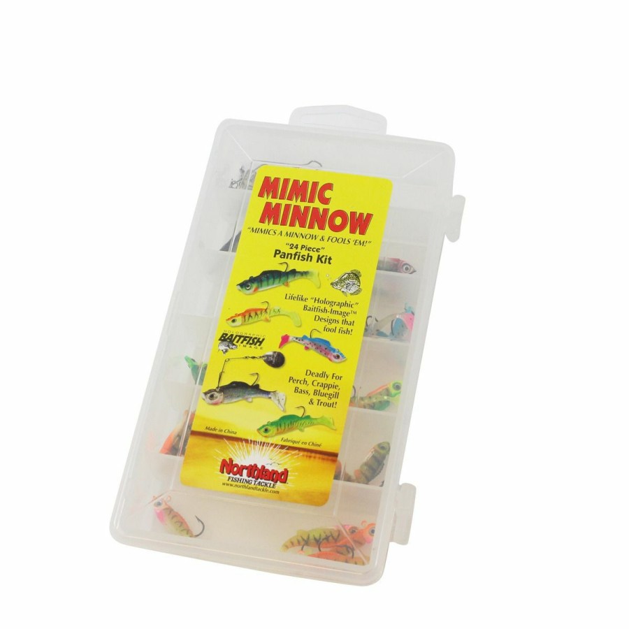 Fishing Gear * | Northland Mimic Minnow Panfish Swimbait Lure Kit, 24-Piece, Mmpk-24