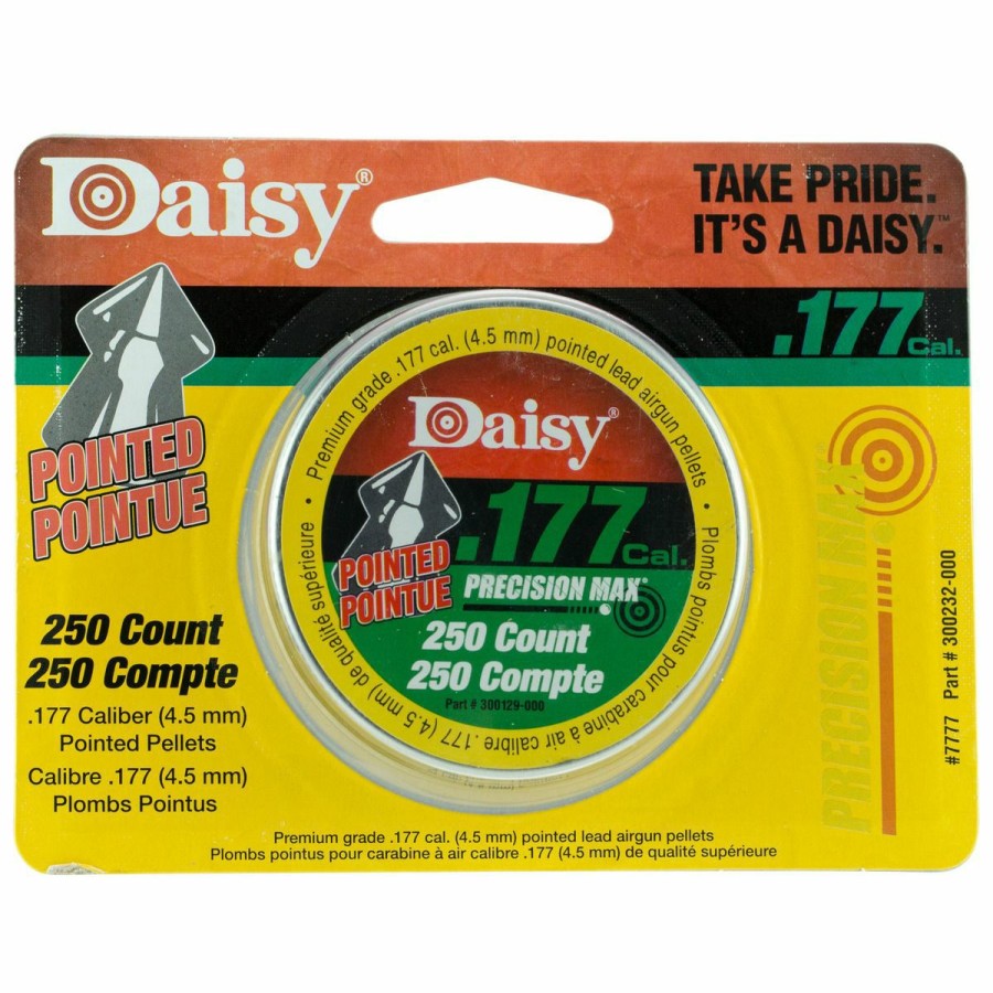 Bb & Air Guns & Accessories * | Daisy .177 Caliber Pointed Pellet, 250-Count, 987777-406