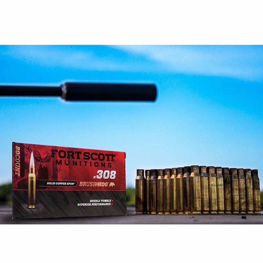 Gun Supplies, Storage & Ammunition * | Fort Scott Munitions 308 Winchester 168 Grain Centerfire Rifle Ammunition, 308-168-Scv