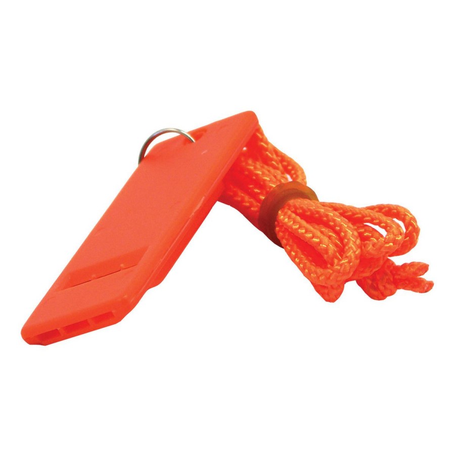 Sport Vehicles & Boating * | Shoreline Marine Flat Safety Whistle With Lanyard, 52285