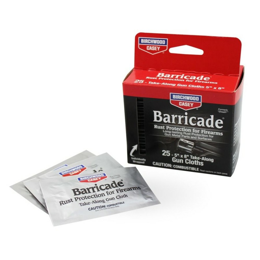 Fishing Gear * | Birchwood Casey Barricade Rust Protection For Firearms Take-Alongs 25-Pack, Bc-33025